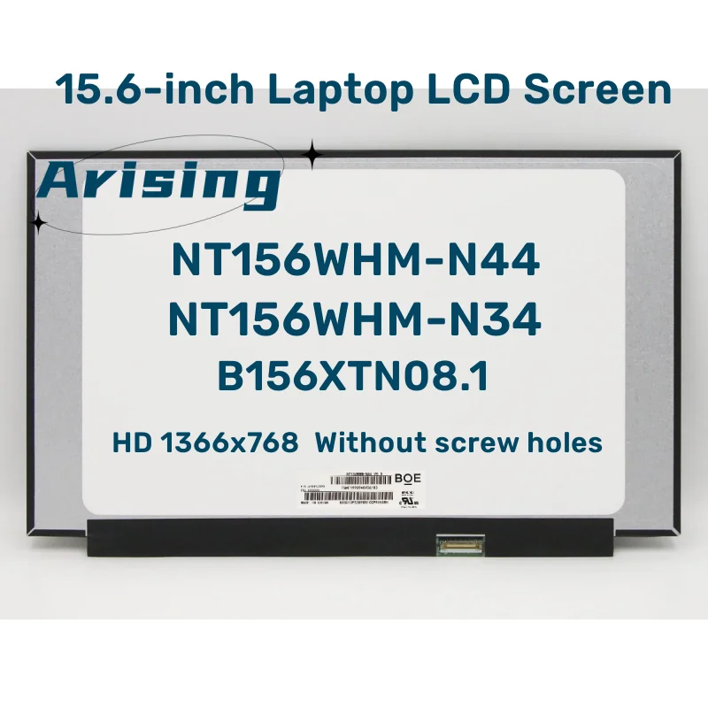 Ʈ LCD ȭ NT156WHM-N44 NT156WHM-N45, B156XTN08.0, 1 N156BGA-EA3 EB3 ÷ г, HD 1366x768, 30  eDP, 15.6 ġ
